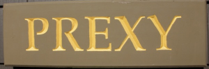 Prexy Sign