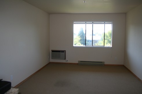 New apartment living room, BEFORE